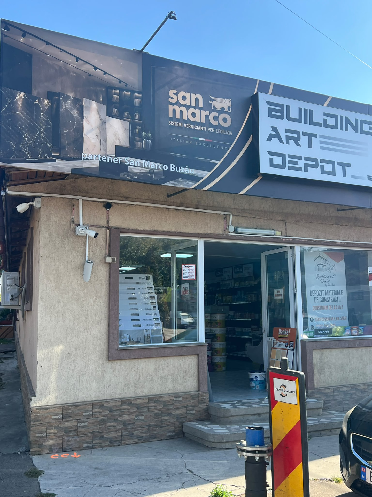 Magazin Building Art Depot Râmnicu Sărat, partener San Marco Buzău, vopsele și finisaje